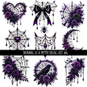 Normal is a Myth decal set UV DTF Decal sheets 6 Designs available