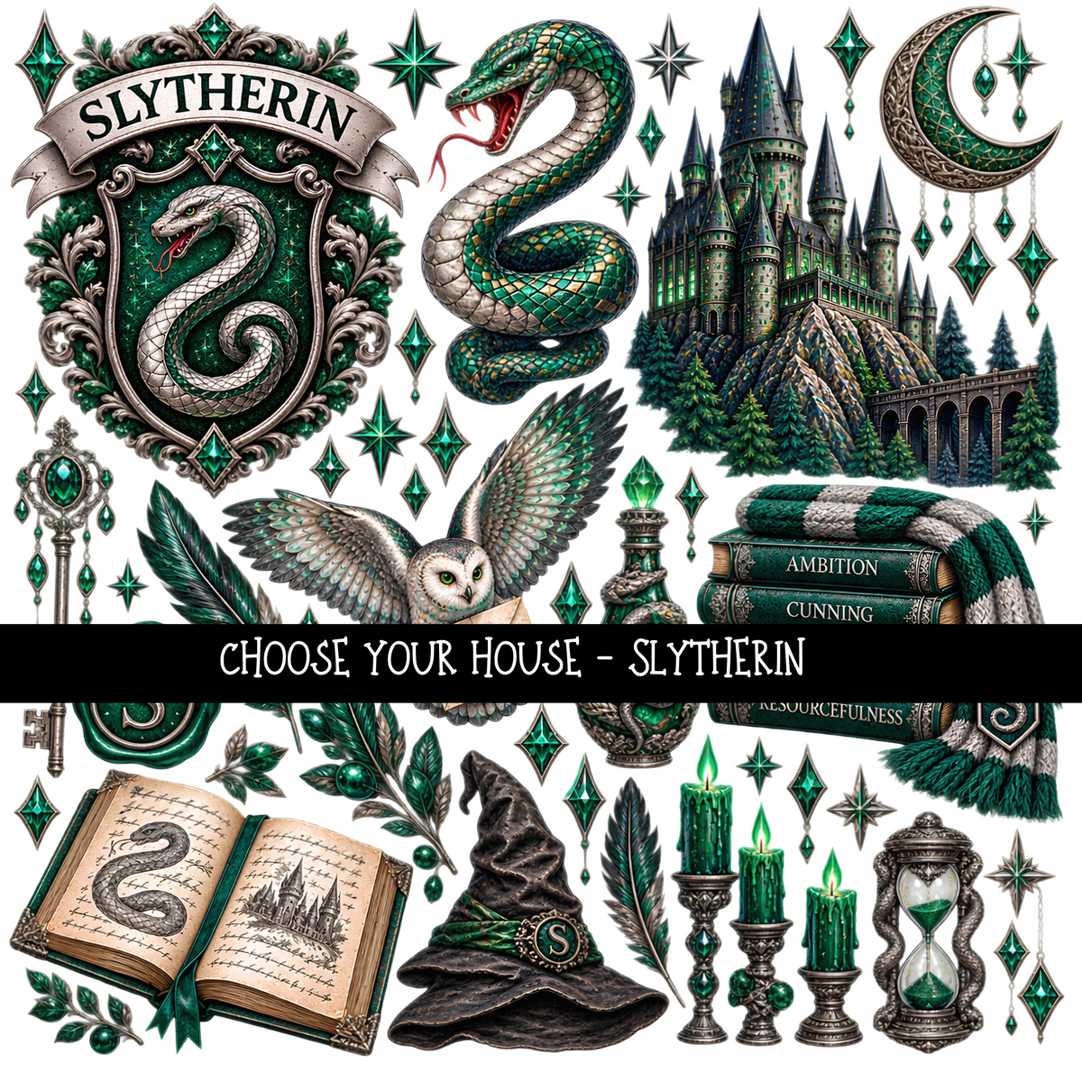 Choose your house  - UV DTF Decal sheets
