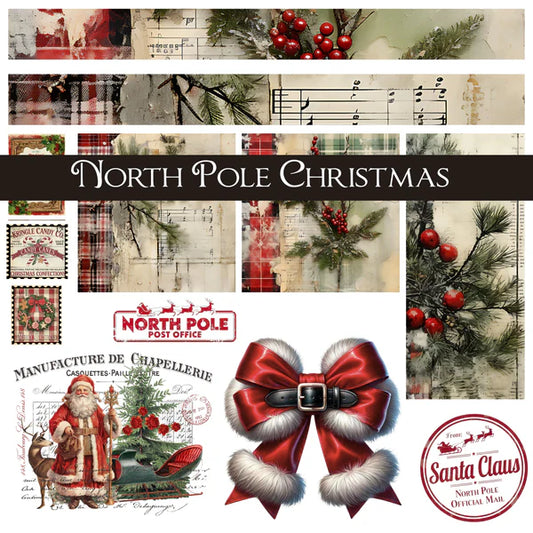 North Pole Christmas - UV DTF Decal Sheets
