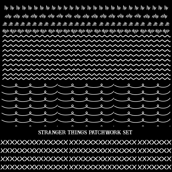 Stranger Things Doodle Patchwork Set