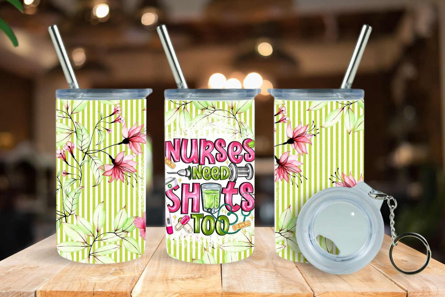 Nurses Need Shots Too Vinyl - Mini 3oz Tumbler Wrap