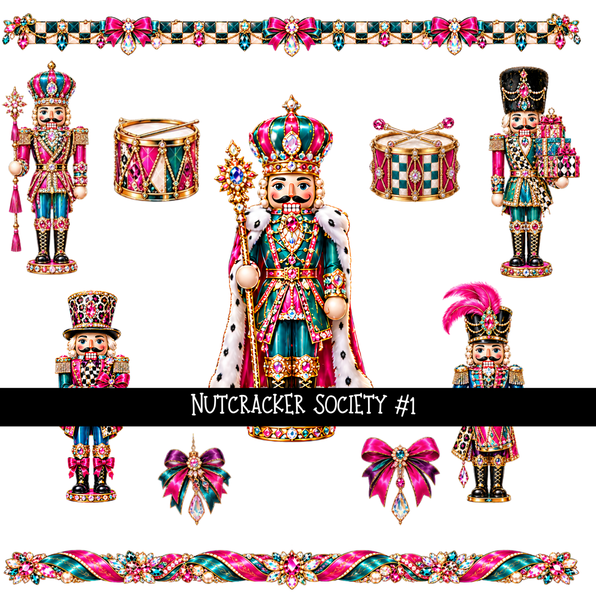 Nutcracker society - UV DTF Decal sheets