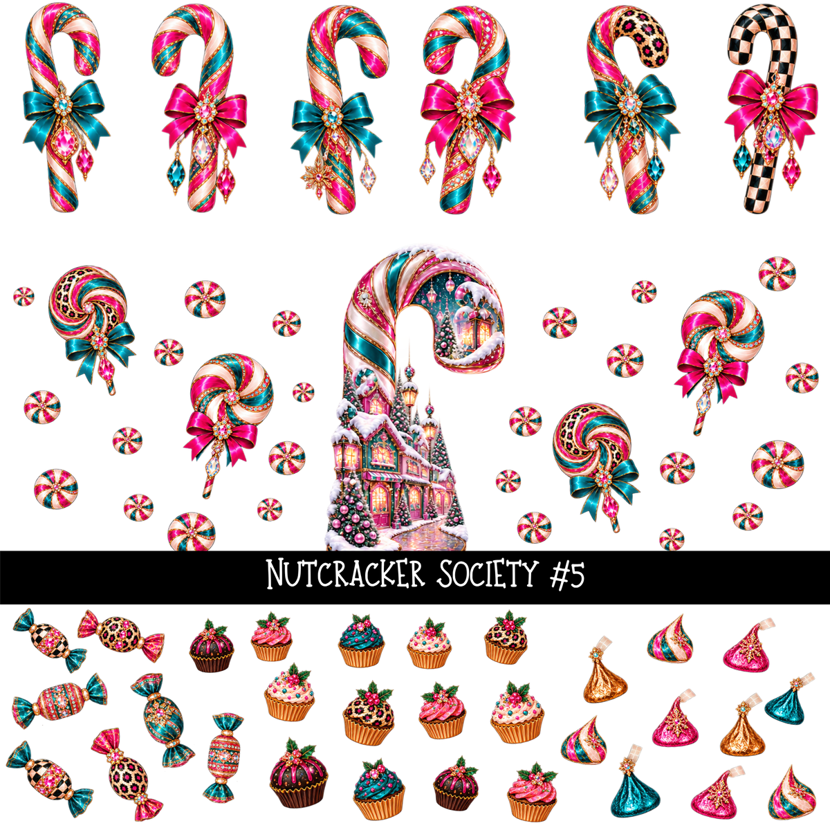 Nutcracker society - UV DTF Decal sheets