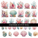 Ocean Dreams UV DTF Decal sheets 2 Designs available