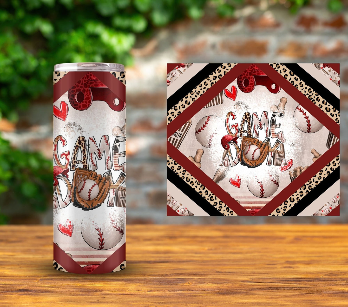 Vintage Baseball Mama - Adhesive Vinyl Wrap - 12 Designs