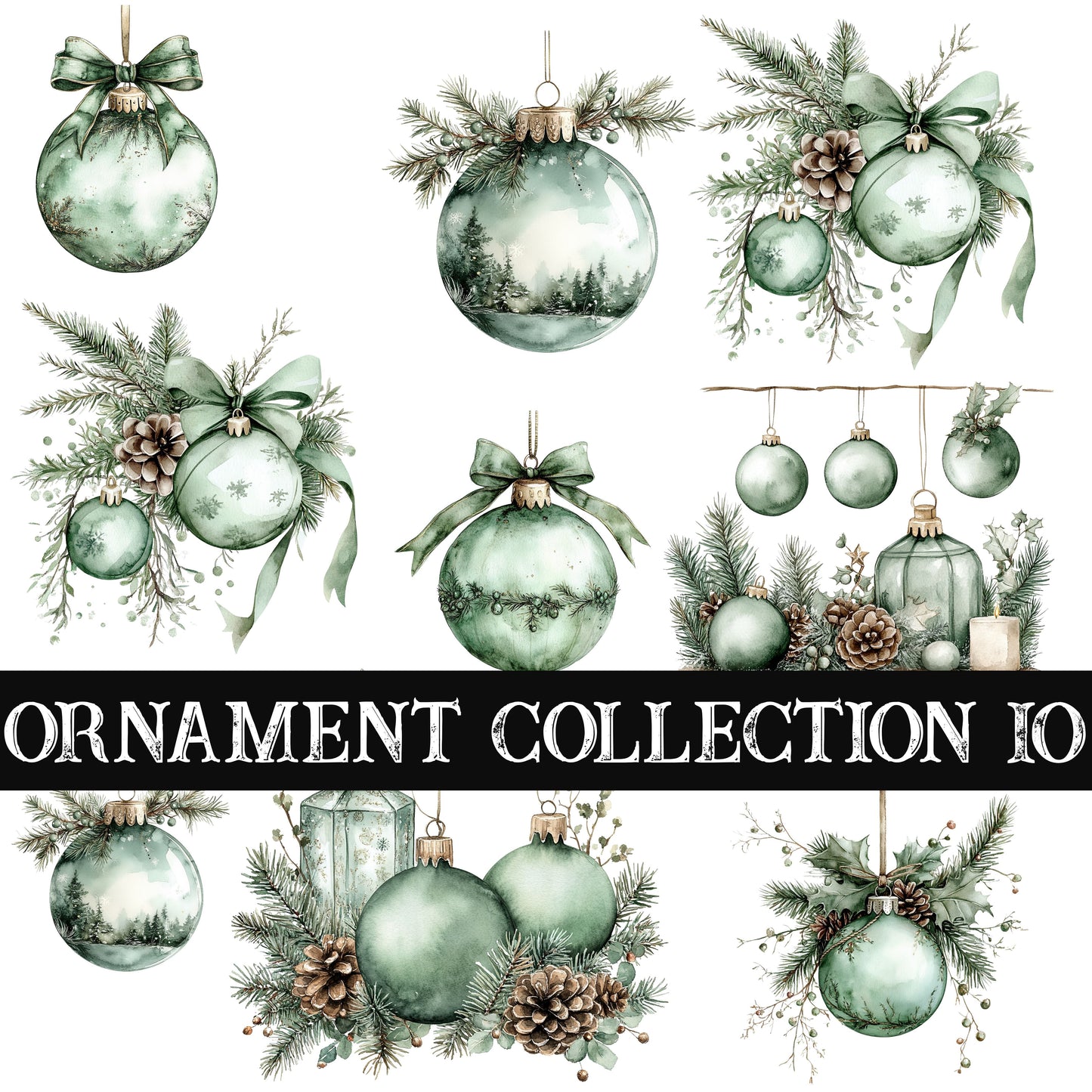 Ornament Collection UV DTF Decal Sheets 16 Design sheets