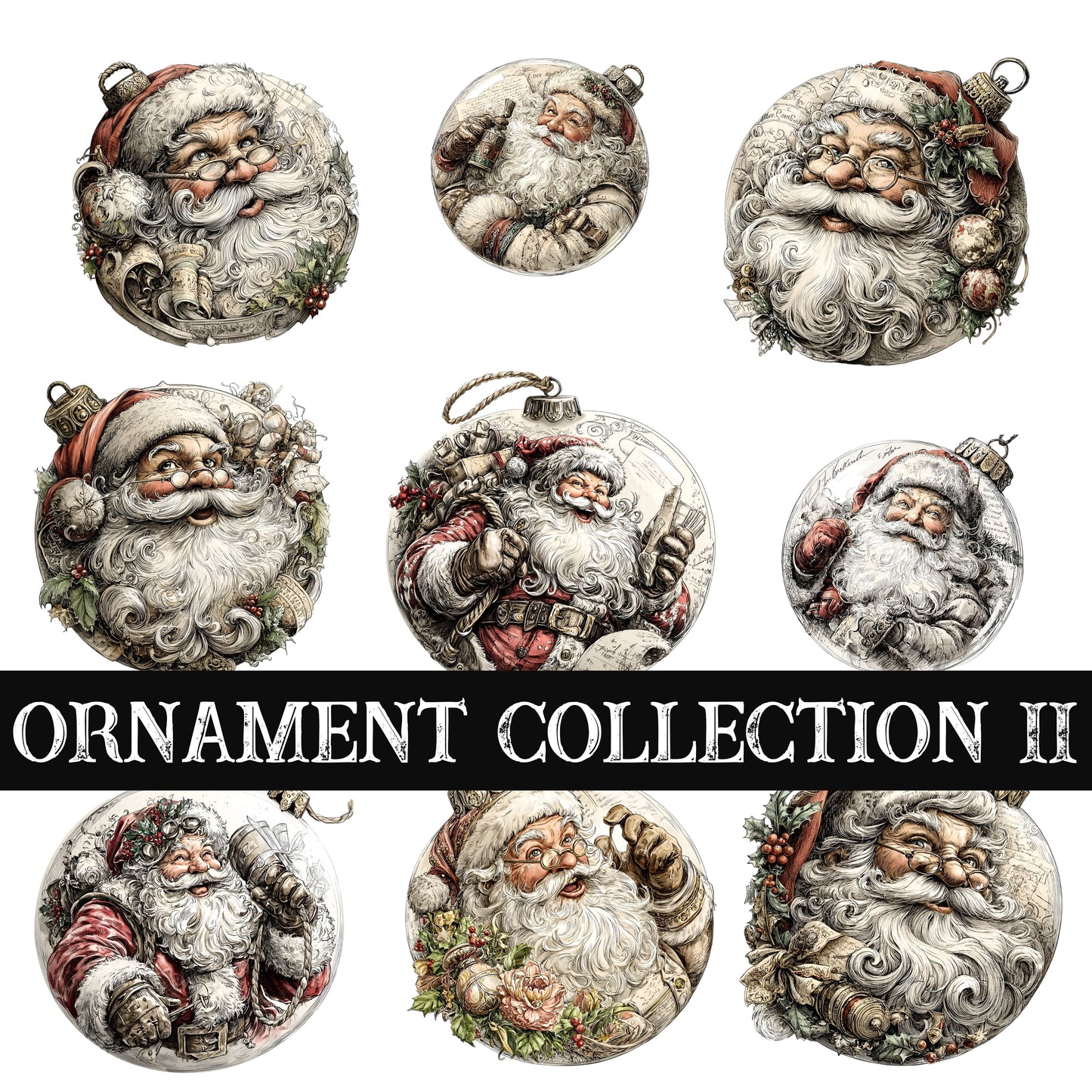 Ornament Collection UV DTF Decal Sheets 16 Design sheets