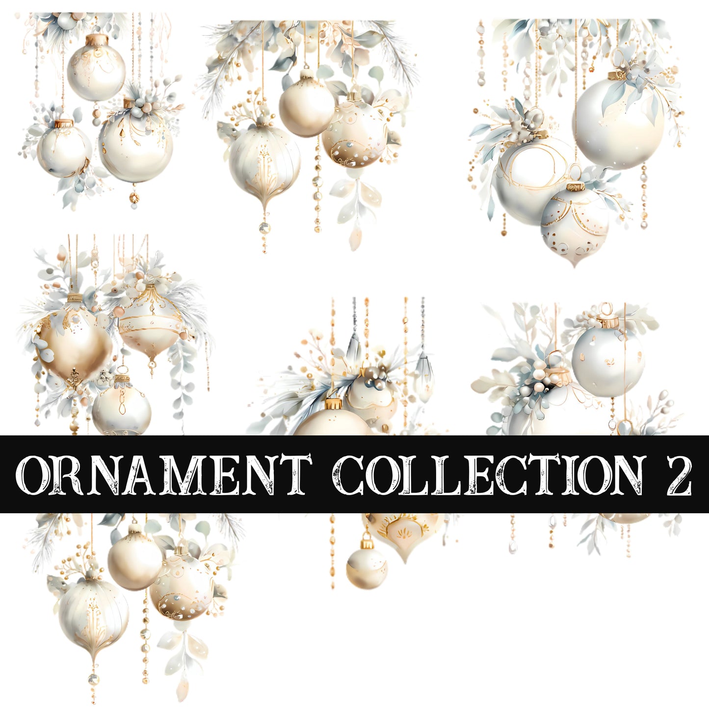 Ornament Collection UV DTF Decal Sheets 16 Design sheets