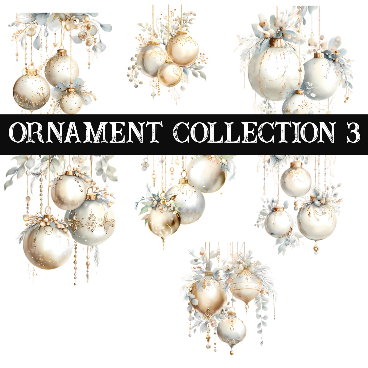 Ornament Collection UV DTF Decal Sheets 16 Design sheets