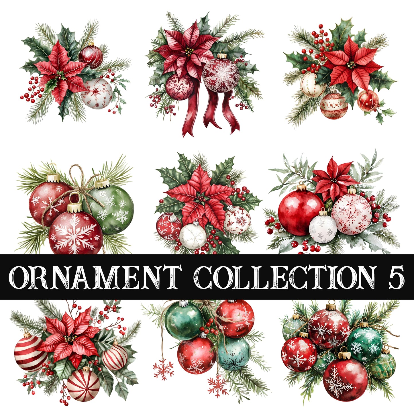 Ornament Collection UV DTF Decal Sheets 16 Design sheets