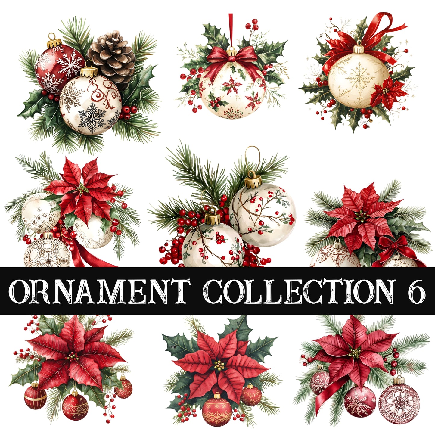 Ornament Collection UV DTF Decal Sheets 16 Design sheets