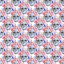 Paisley Skulls - Adhesive Vinyl Sheets