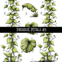Paradise Petals UV DTF Decal sheets 7 Design Options