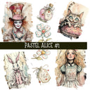 Pastel Alice UV DTF Decal sheets 4 design sheets available