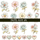 Pastel Alice UV DTF Decal sheets 4 design sheets available