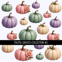 Pastel Ghosts Collection - UV DTF Decal sheet (4 varriants)