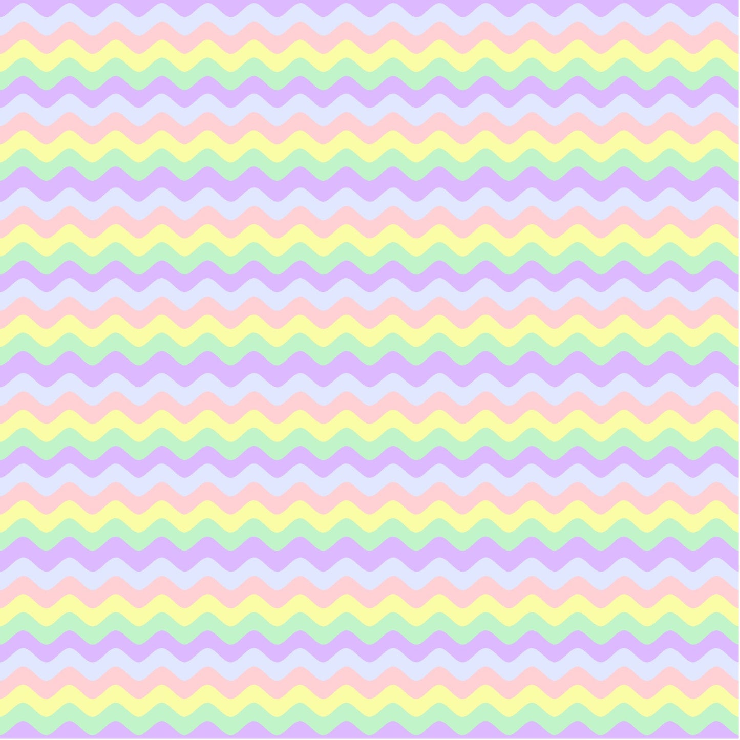 Pastel Easter Color Waves - Adhesive Vinyl Sheets