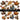 Patchwork Fall Leaves UV DTF Decal sheets
