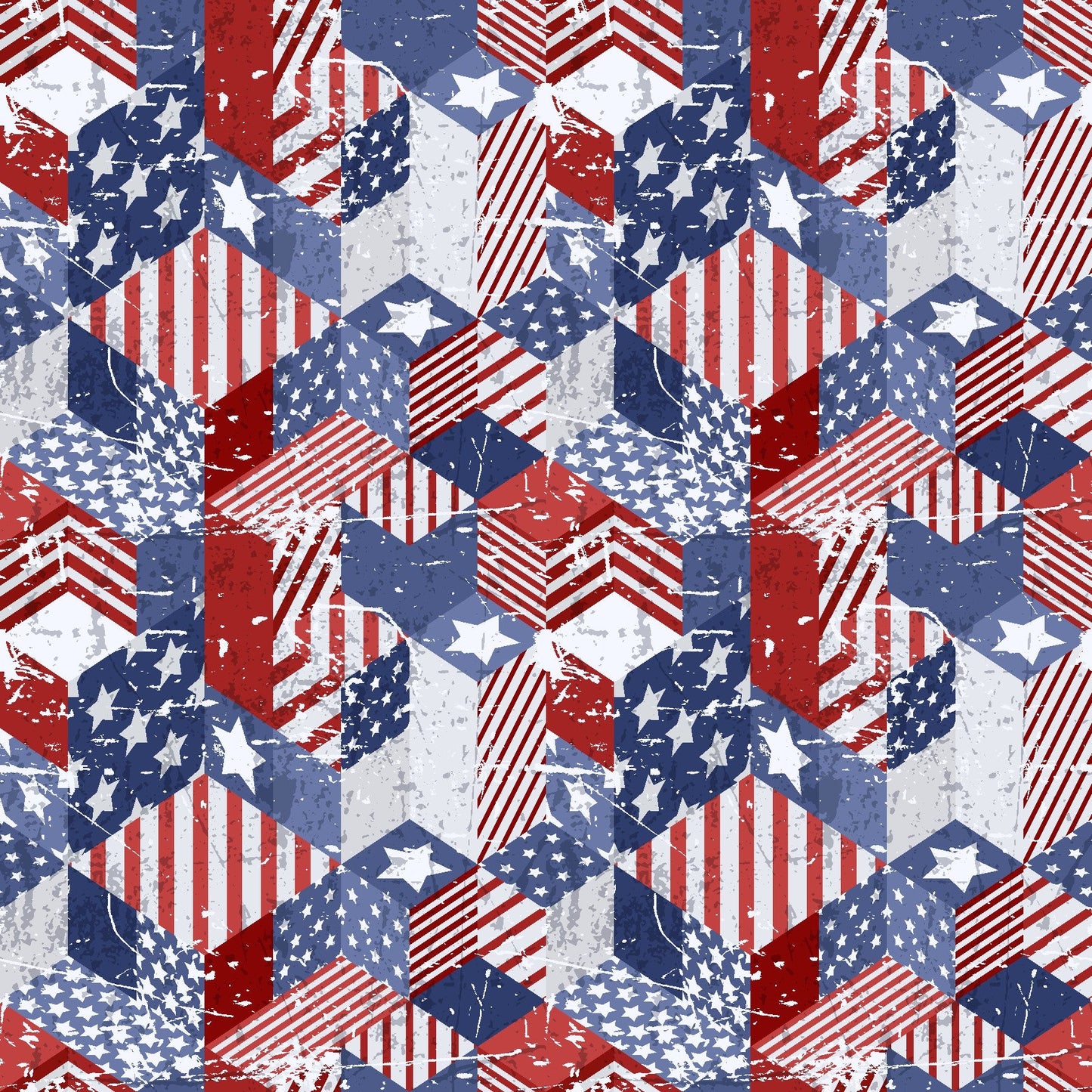 Patriotic Quilt - Adhesive Vinyl Sheets