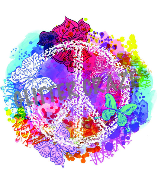 Peace - UV DTF Decal