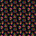 Peace And Love - Adhesive Vinyl Sheets