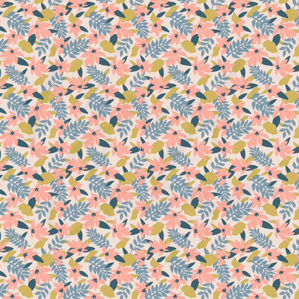 Peach Florals - Adhesive Vinyl Sheets