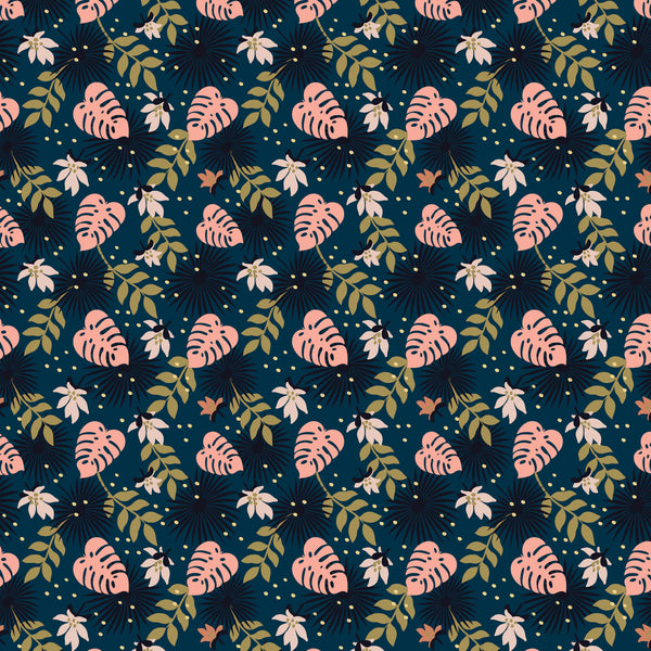 Peach Florals - Adhesive Vinyl Sheets