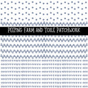 Peeping Farm and Toile Doodle Patchwork Set