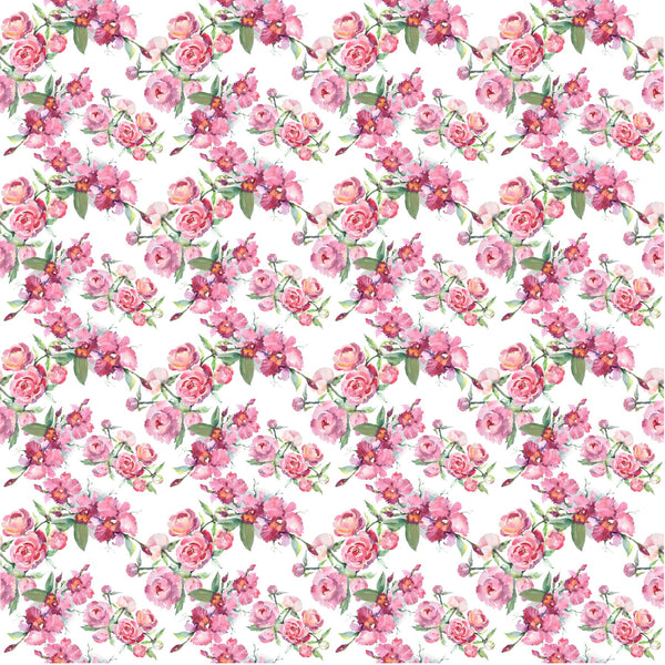 Peony Bouquet - Adhesive Vinyl Sheets