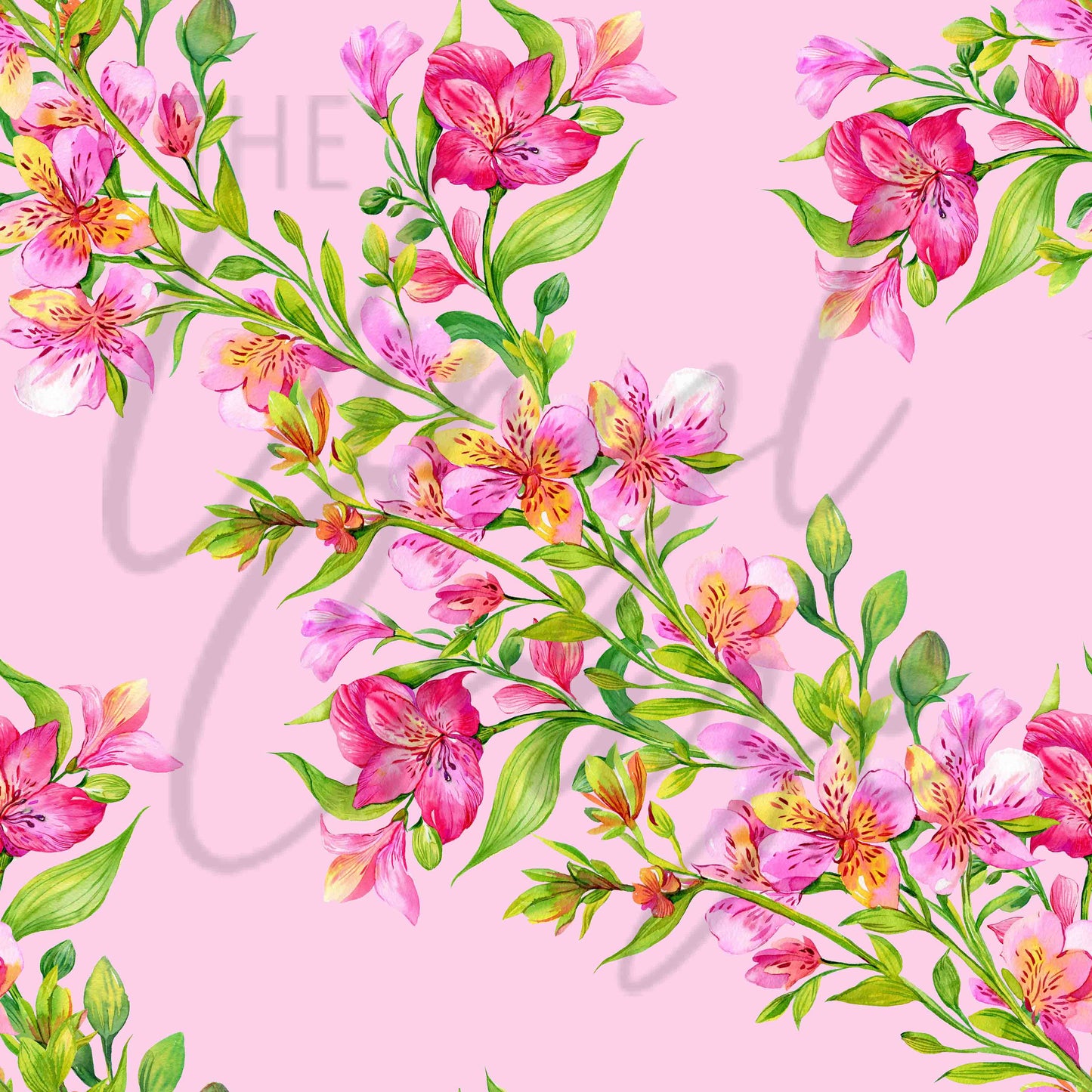 Peony Pattern - Adhesive Vinyl sheets