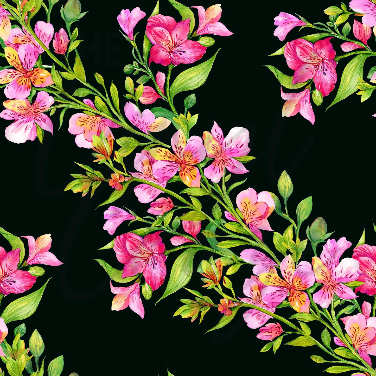 Peony Pattern - Adhesive Vinyl sheets