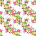Peony Pattern - Adhesive Vinyl sheets