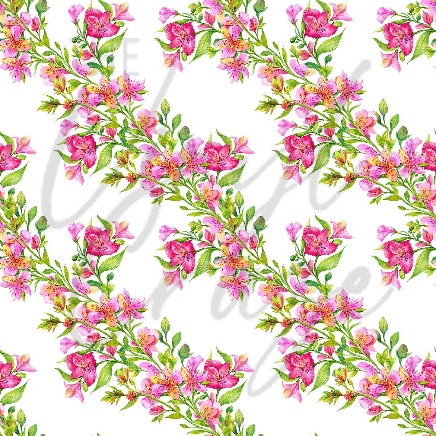 Peony Pattern - Adhesive Vinyl sheets