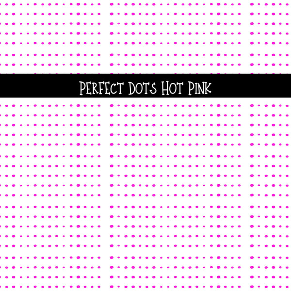 Perfect Doodle Dots UV DTF Decal sheets 6 colors