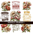 Perfect Peonies UV DTF Decal Sheets 2 Design sheets available