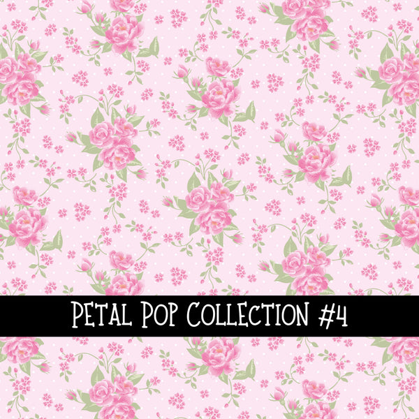 Petal Pop Collection vinyl sheets 12 Patterns to choose from