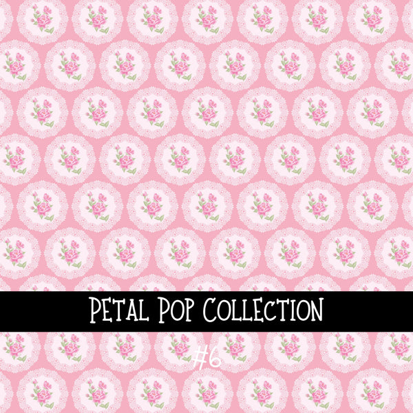 Petal Pop Collection vinyl sheets 12 Patterns to choose from