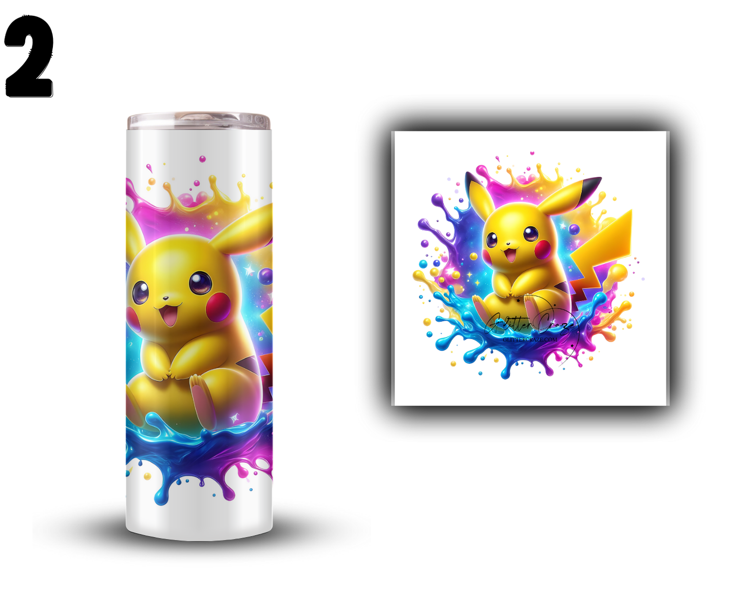 Pikachu - UV DTF decal