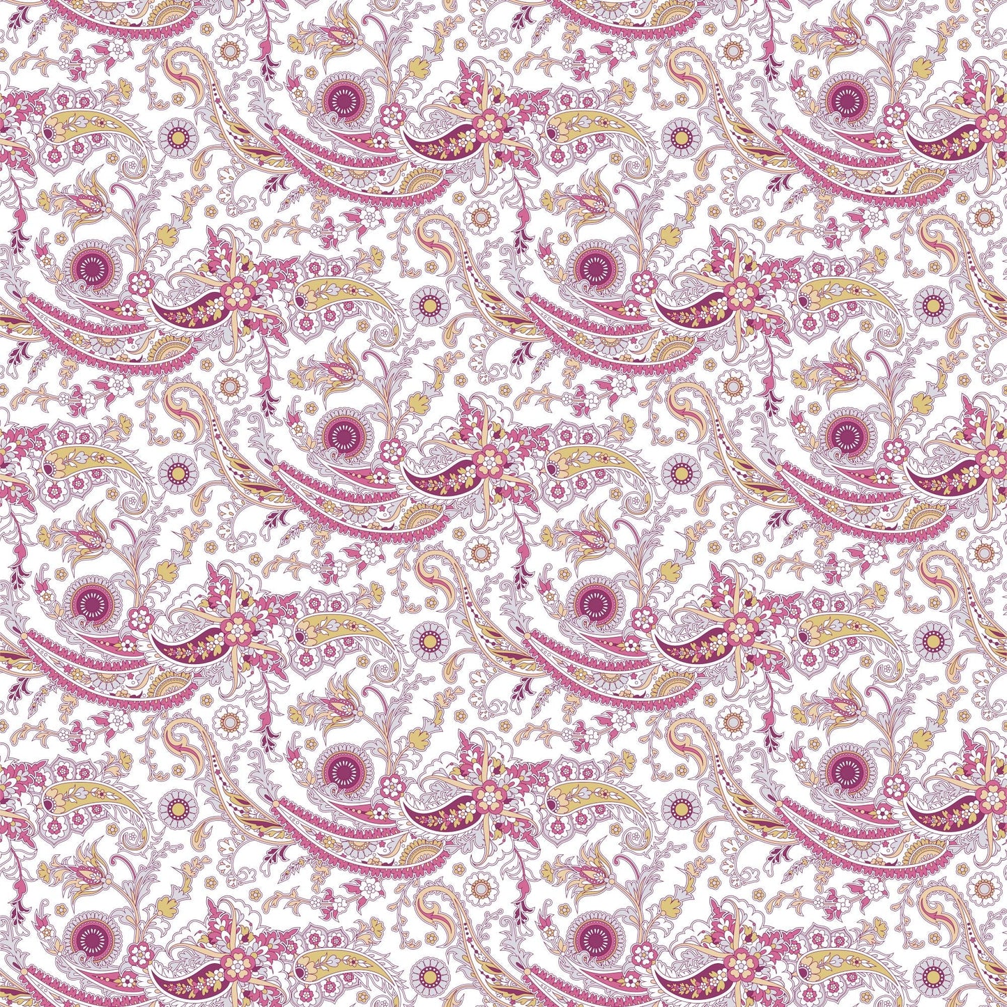 Pink Paisley - Adhesive Vinyl Sheets