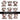Pink Patchwork Cows Christmas UV Decal sheets 3 to choose from