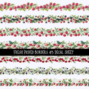 Fresh Picked Borders - Uv Dtf Decal Sheet