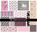 Pink Summerween - Doodle Patchwork Set