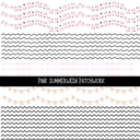 Pink Summerween - Doodle Patchwork Set