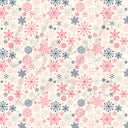 Pink and Navy Snowflakes Adhesive Vinyl Sheets
