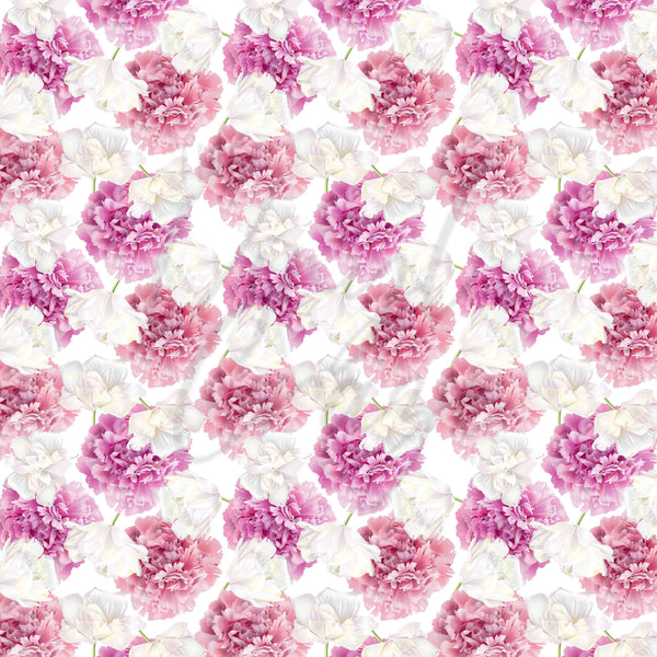 Pink and White Spring Blossoms Adhesive Vinyl