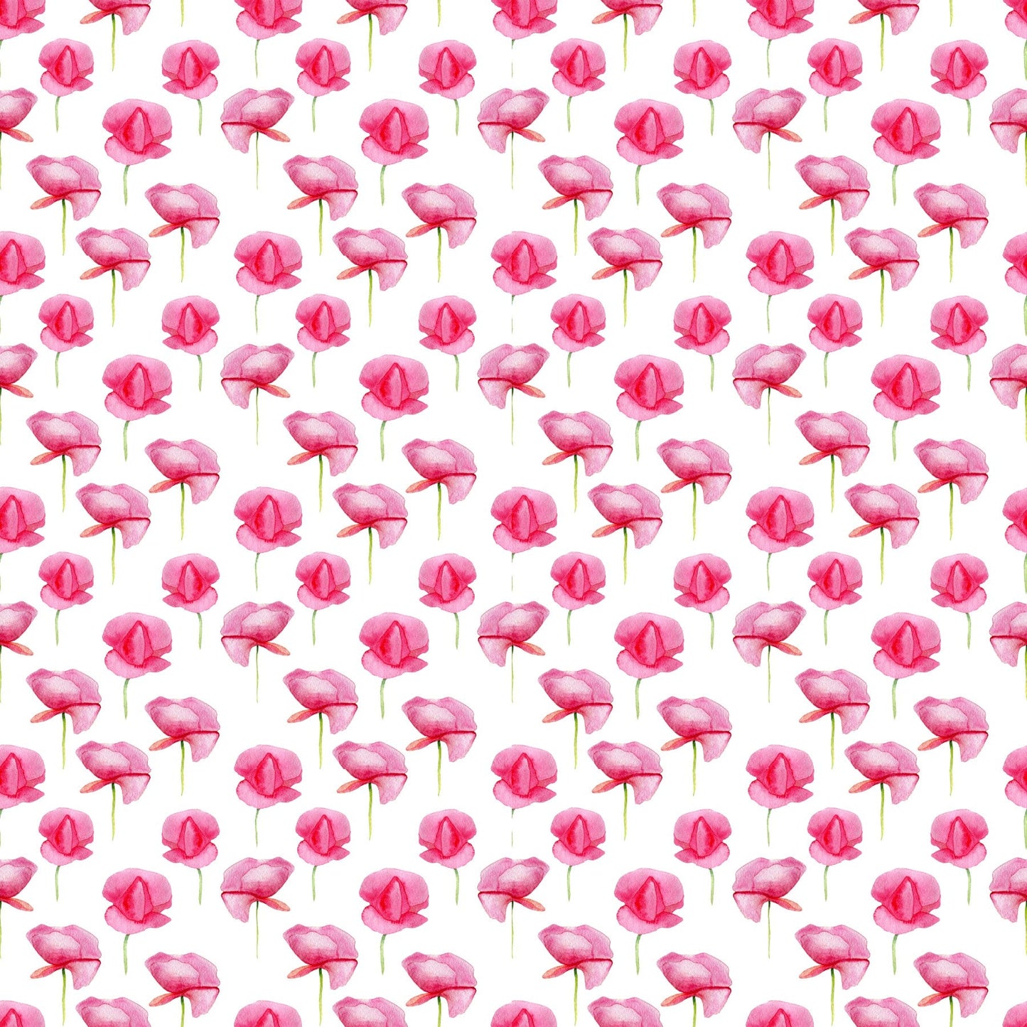 Pink Poppie Print Please - Adhesive Vinyl Sheets