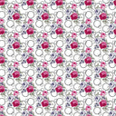 Roses And Circles - Adhesive Vinyl Sheets