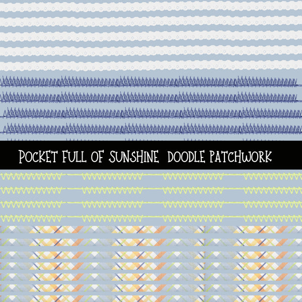 Pocket full of sunshine Doodle Patchwork Set