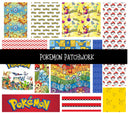 Pokemon UV DTF Doodle Patchwork Set