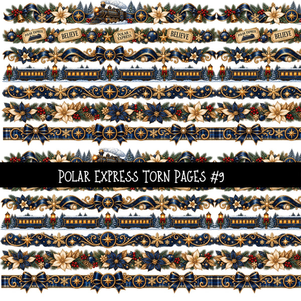 Polar Express UV DTF Decal sheets 10 Designs available
